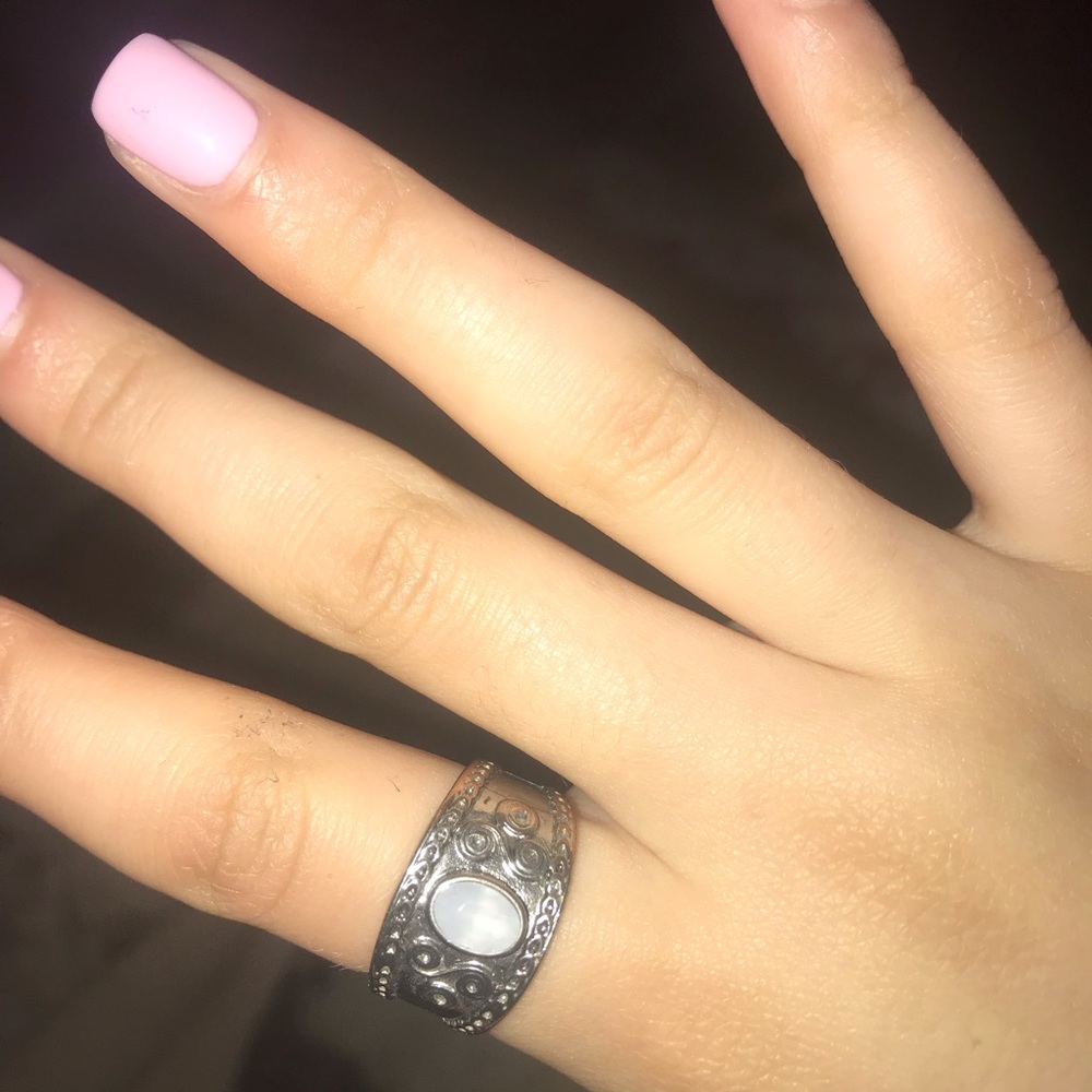 Light Blue Stone Ring